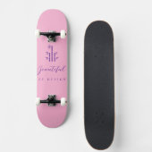 7 7/8" Skateboard-Deck (Pink) Skateboard (Vorne)