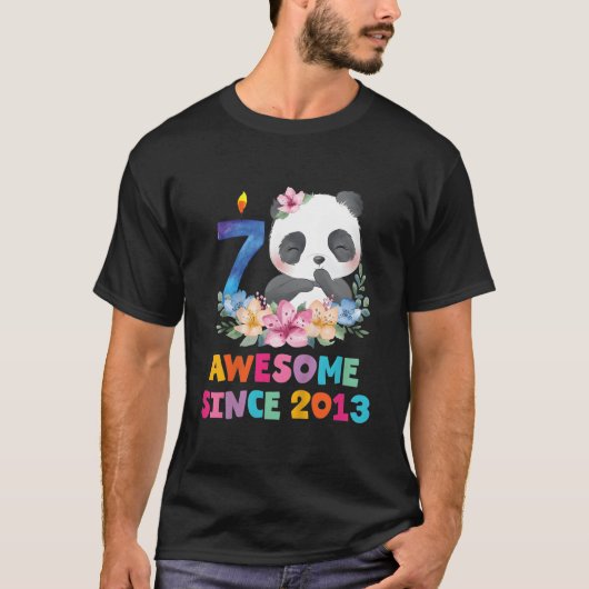 7 7. Panda Einhorn Py T-Shirt (Vorderseite)
