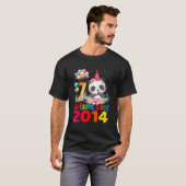 7 7. Panda Toll seit 2014 T-Shirt (Vorne ganz)
