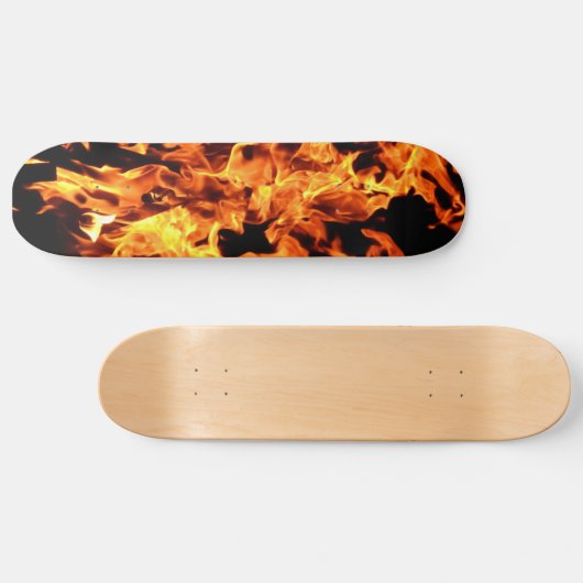 7/8" Flame Skateboard Deck (Horizontal)