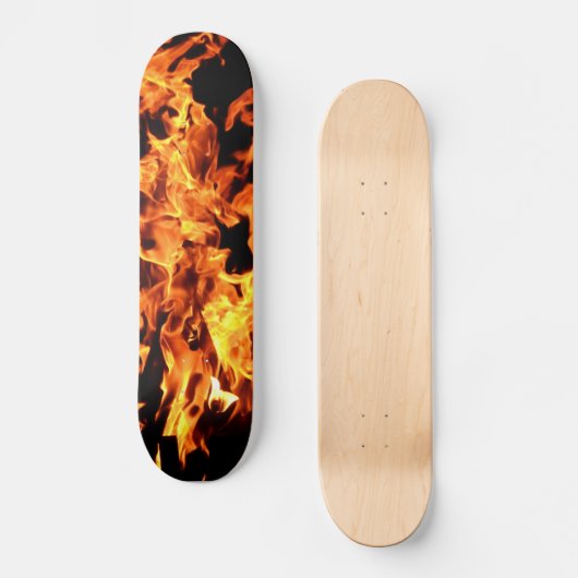 7/8" Flame Skateboard Deck (Vorderseite)