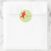 7, A Gift of Liebe , von: Runder Aufkleber (Tasche)
