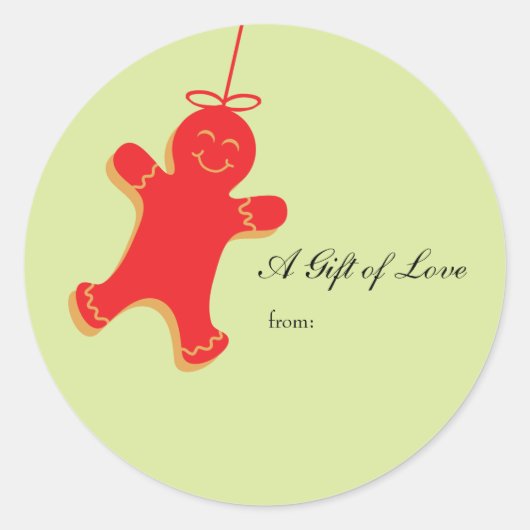7, A Gift of Liebe , von: Runder Aufkleber (Vorderseite)
