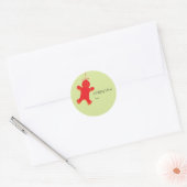 7, A Gift of Liebe , von: Runder Aufkleber (Umschlag)