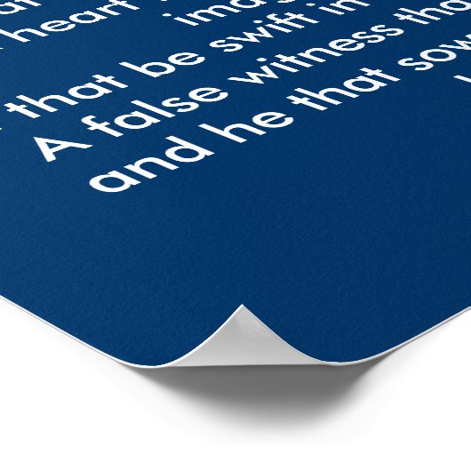 7 ABOMINATIONEN POSTER (Ecke)