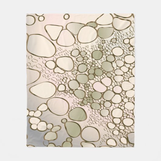 7 Abstrakte Digitalarbeit 5 Fleecedecke (Vorderseite)