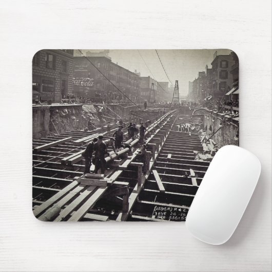 7. Allee und 24-2. Straßen-Untergrundbahn Mousepad (Mit Mouse)