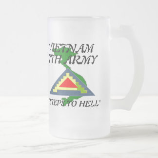 7. Armee-Vietnam-Tasse Mattglas Bierglas