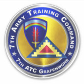7. Army Training Centre ATC Aufkleber (Vorderseite)