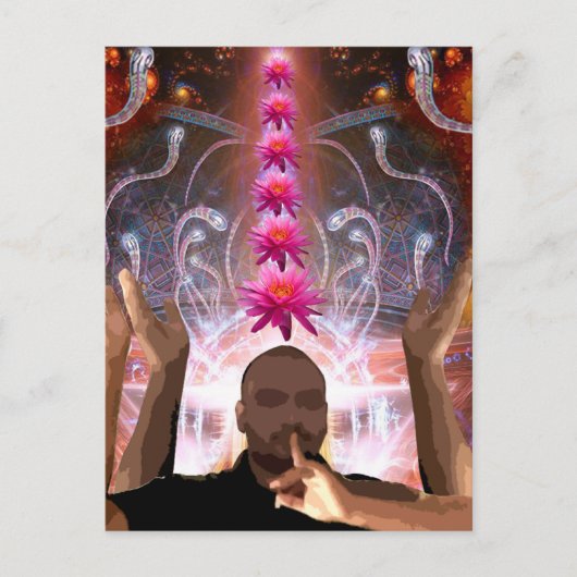 7 Aufwachen Postkarte (Vorderseite)