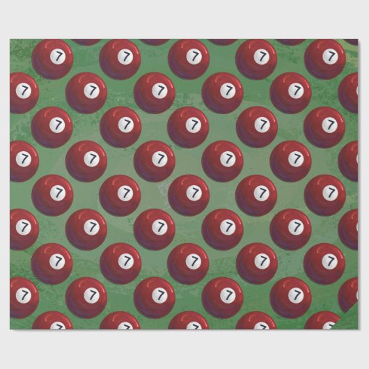 7 Ball Pattern Geschenkpapier (Flach)