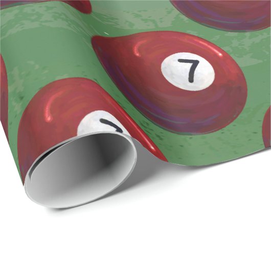 7 Ball Pattern Geschenkpapier (Rolleneckpunkt)
