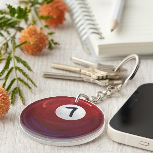 7 Ball Schlüsselanhänger (Vorderseite rechts)