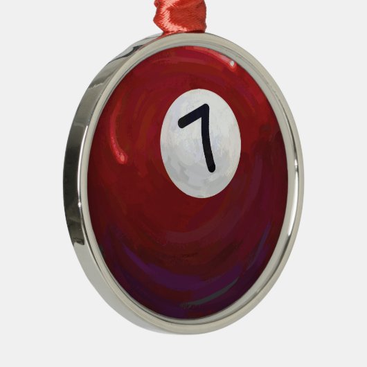 7 Ball Silbernes Ornament (Rechts)