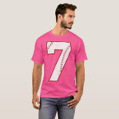 7 Baseball White Special Number T-Shirt (Vorne ganz)
