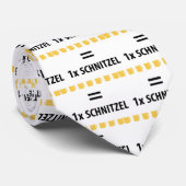 7 Bier gleich 1 Schnitzel Krawatte (Gerollt)