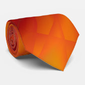 7 bis 1 in der blutorangen Krawatte (Gerollt)