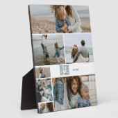 7 Boy Mama Custom Photo Collage Fotoplatte (Seite)