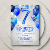 7. Boys Blue Birthday Einladung