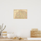 7 Brooklyn Karte Poster (Küche)