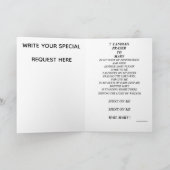 7 CANDLES PRAYER KARTE (Innenseite)