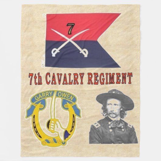 7. CAVALRY Fleece Blanket (Vorderseite)