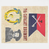 7. CAVALRY Fleece Blanket (Vorderseite (Horizontal))