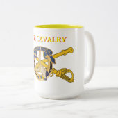 7. CAVALRY-TASSE ZWEIFARBIGE TASSE (VorderseiteRechts)