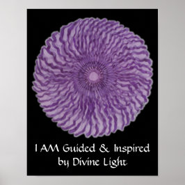 7. Chakra Art #2 - Göttliche Verbindung Poster