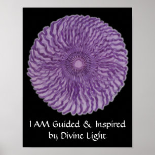 7. Chakra Art #2 - Göttliche Verbindung Poster