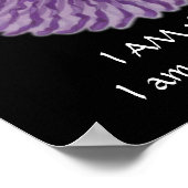 7. Chakra Art #2 - Göttliche Verbindung Poster (Ecke)