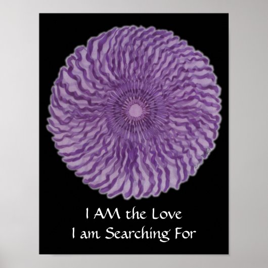 7. Chakra Art #2 - Göttliche Verbindung Poster (Vorne)