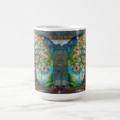 7-Chakra-Blütenbaum des Lebens Kaffeetasse (Mittel)