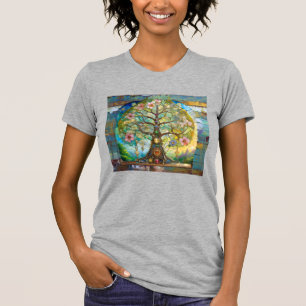 7-Chakra-Blütenbaum des Lebens T-Shirt