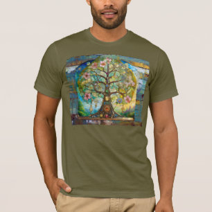 7-Chakra-Blütenbaum des Lebens T-Shirt