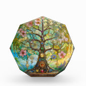 7 Chakra Blütenbaum Fotoblock (Vorderseite)