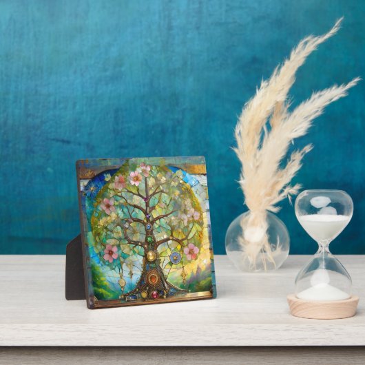 7 Chakra Blütenbaum Fotoplatte (InSitu)