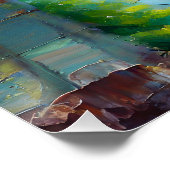 7 Chakra Blütenbaum Poster (Ecke)