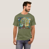 7 Chakra Blütenbaum T-Shirt (Vorne ganz)