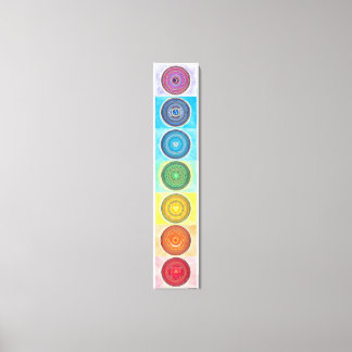 7 Chakra Canvas Print Leinwanddruck