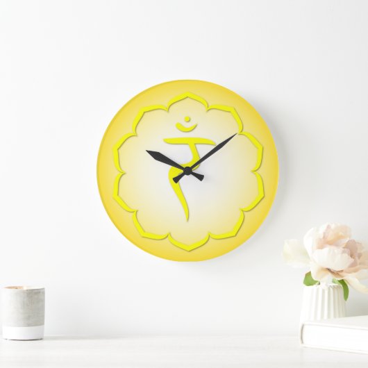 7 Chakra Clocks Große Wanduhr (Zuhause)
