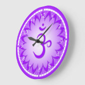 7 Chakra Clocks Große Wanduhr (Winkel)