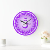 7 Chakra Clocks Große Wanduhr (Zuhause)