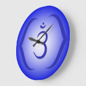 7 Chakra Clocks Große Wanduhr (Winkel)
