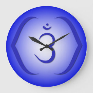 7 Chakra Clocks Große Wanduhr