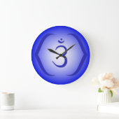 7 Chakra Clocks Große Wanduhr (Zuhause)