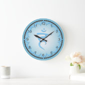 7 Chakra Clocks Große Wanduhr (Zuhause)