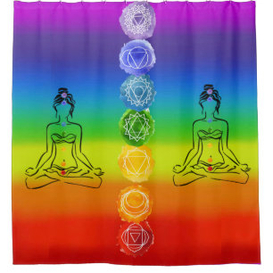 7 Chakra Duschvorhang