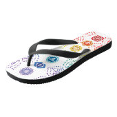 7 Chakra FlipFlops Badesandalen (Schrägansicht)