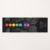 7 Chakra Lady Tree - 11 blwo Yogamatte (Vorderseite (Horizontal))